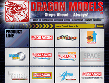 Tablet Screenshot of dragon-models.com
